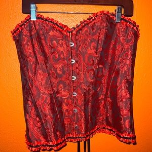 Red Lace Corset